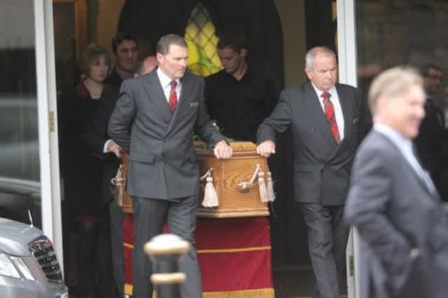 The funeral has been held for Super Puma crash victim Gary McCrossan. Picture: Peter Jolly
