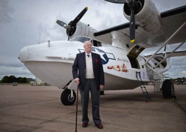 Former Catalina pilot, 94-year-old John Cruickshank VC. Picture: Getty