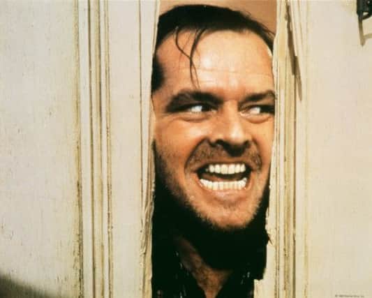 Jack Nicholson in The Shining  an iconic screen drama creation. Picture: AP