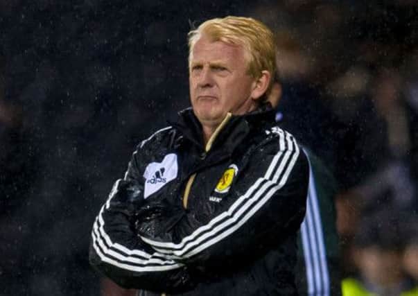 Jordan Rhodesdoesn't fit in well with Gordon Strachan's tactics. Picture: SNS