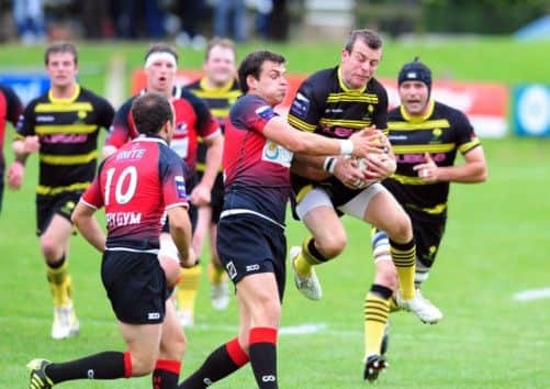 Melrose's Andrew Skeen catches the ball. Picture: Ian Rutherford