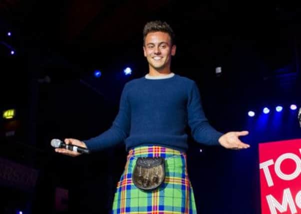 Tom Daley is unveiled as the newest ambassador for Glasgow 2014. Picture: SNS