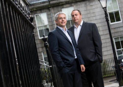 Andy Bird, CEO of Inoapps with Mike Sibson, investment director of BGF. Picture: Contributed
