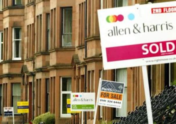 Property prices across Scotland - including in Glasgow (pictured) -  have increased. Picture: PA