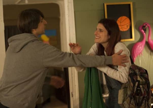 Demetri Martin (Louis) and Lake Bell (Carol) in 'In A World..'. Picture: submitted