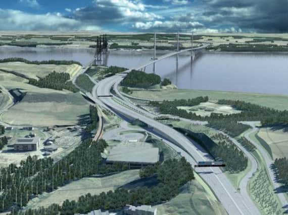 An artist's impression of the second Forth Crossing. Picture: submitted