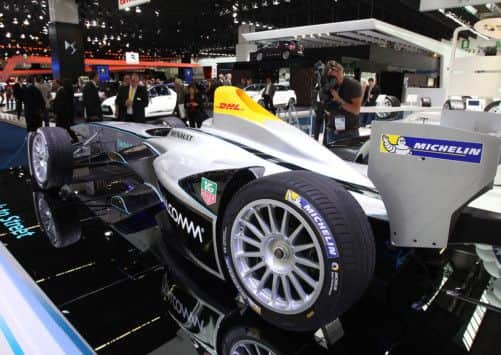 The Renault Spark SRT-01E FIA Formula E race car. Picture: Getty