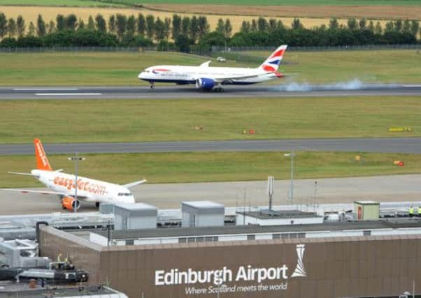 Edinburgh Airport passengers enjoyed the least delays on record, according to CAA figures. Picture: Ian Rutherford