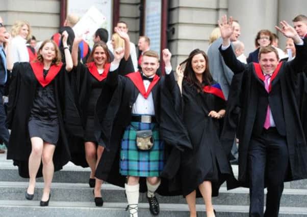 Graduates from Edinburgh Napier University. Picture: Ian Rutherford