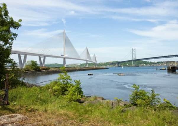 An artist's impression of the Forth Replacement Crossing. Picture: Contributed