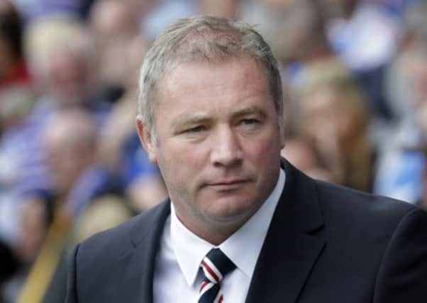 Rangers manager Ally McCoist. Picture: PA
