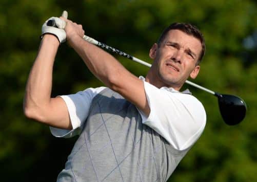 Former Chelsea and AC Milan striker Andriy Shevchenko has turned to golf. Picture: Getty