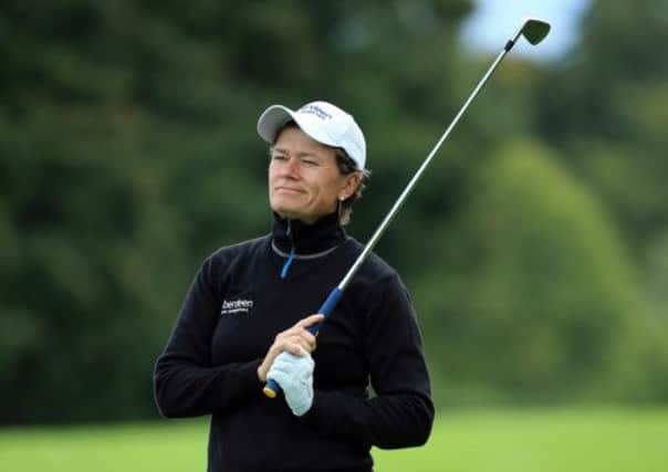 Catriona Matthew in practice ahead of the Evian Championship. Picture: Getty