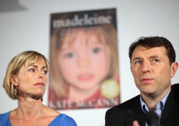 Kate and Gerry McCann, pictured at the launch of their book about Madeleine, claim Mr Amarals book turned the Portuguese public against them. Picture: Getty Images