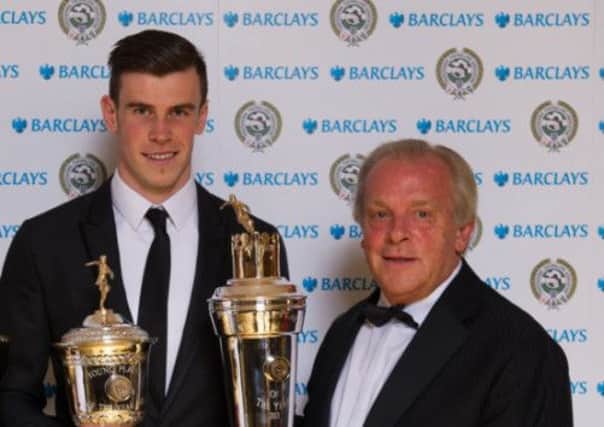 Gordon Taylor, right, pictured with Gareth Bale. Picture: PA