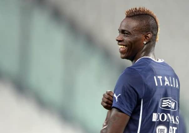 Mario Balotelli is eagerly anticipating AC Milan's trip to face Celtic. Picture: Getty