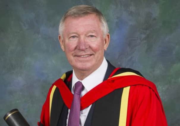 Alex Ferguson has been awarded an honorary degree. Picture: submitted