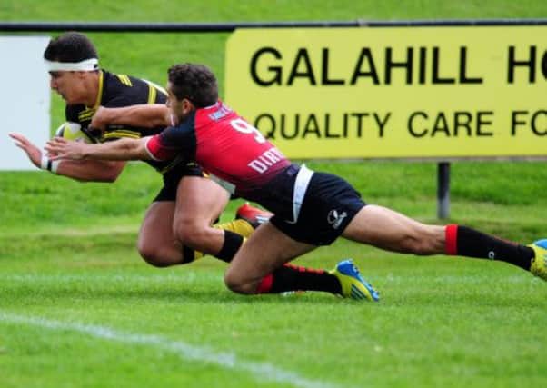 Melrose renew top-flight rivalry with Hawick today after beating Hawks last week. Picture: Ian Rutherford