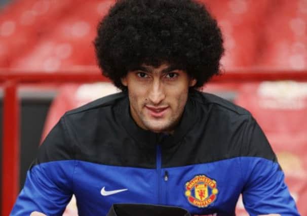 Marouane Fellaini is set to make his Manchester United debut against Crystal Palace today. Picture: Reuters