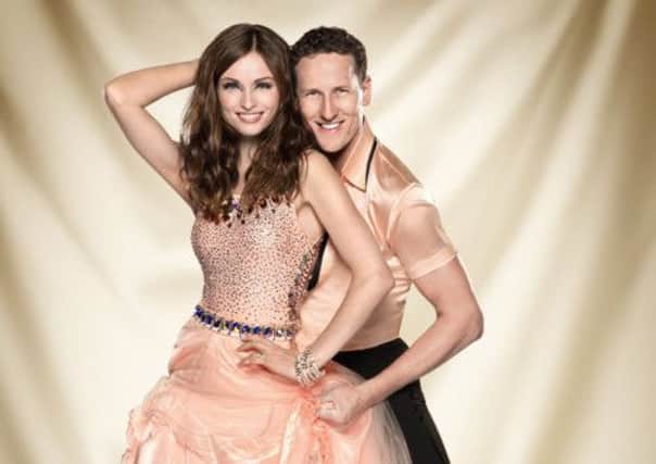 Sophie Ellis-Bexter and Brendan Cole prepare for Strictly Come Dancing. Picture: PA