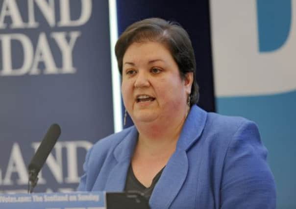 Jackie Baillie has seen her comments on the 'bedroom tax' rejected by Labour spokespersons. Picture: TSPL