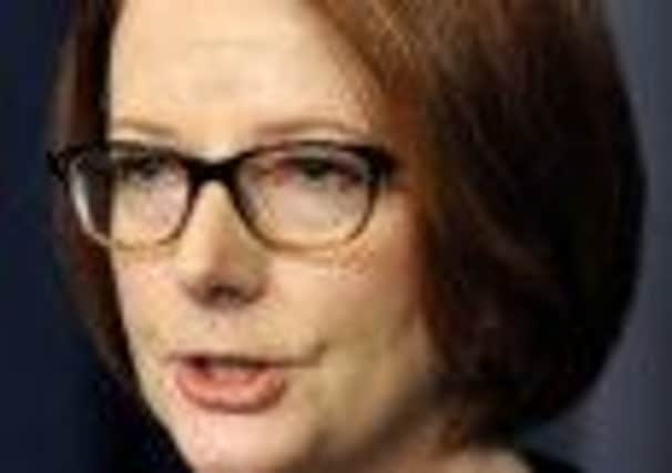 Julia Gillard: pain hit like a fist. Picture: Getty
