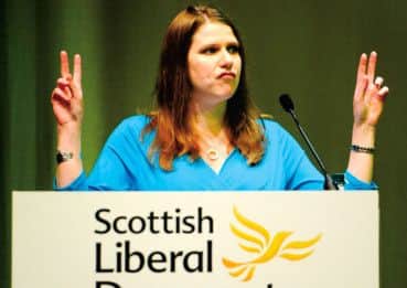 Swinson: promised tough new rules to govern the dealings of payday lenders. Photograph: Robert Perry