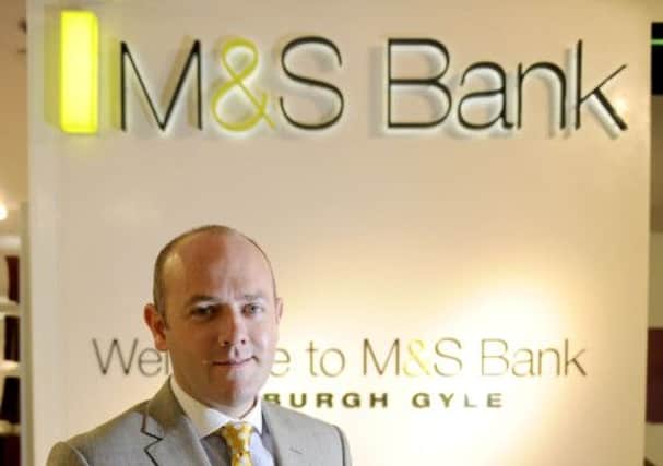 Crawford Prentice, Deputy Chief Executive of M&S Bank, who are handing out £100 gift cards to new customers. Picture: Esme Allen