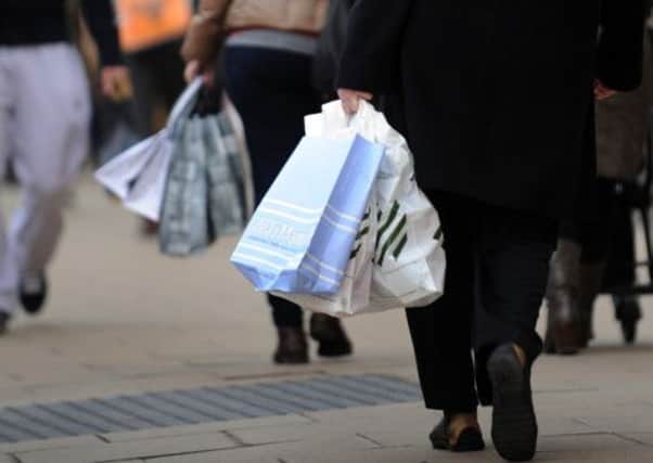 There were less shoppers on the High Street last month. Picture: Jane Barlow