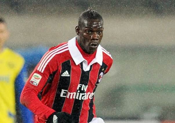 Mario Balotelli will look to cause problems for Celtic. Picture: Getty