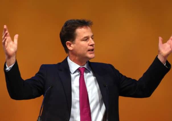 Nick Clegg: Fought off economic challenge from party delegates. Picture: Getty