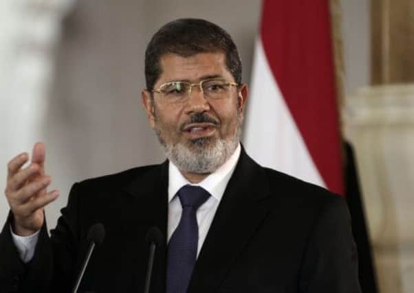 Mohamed Morsi was deposed by the Egyptian military. Picture: AP