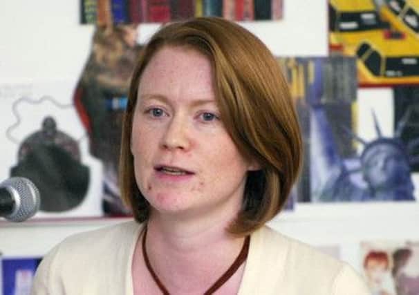 Shirley-Anne Somerville works with the Yes Scotland campaign. Picture: Ian Georgeson