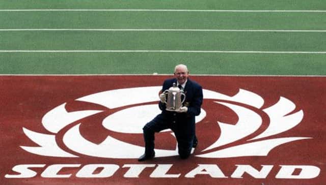 Stanley Rothney wil the Calcutta Cup at Murrayfield