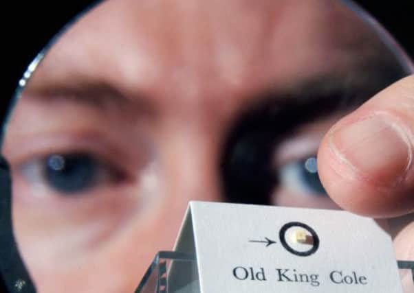 Old King Cole, once the world's smallest book, is to go on display at the National Library of Scotland. Picture: Sean Bell