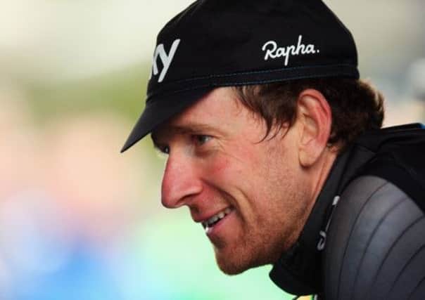 Sir Bradley Wiggins got the better of unpleasant weather conditions in the time trial at Knowsley Safari Park. Picture: Brynn Lennon/Getty Images