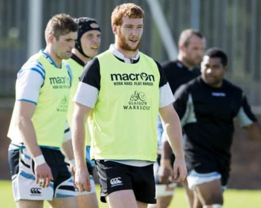 Flanker Rob Harley is training hard with his Glasgow Warriors team-mates for Friday. Picture: Rob Casey/SNS