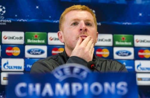 Celtic manager wasnt giving much away as he pondered on his line-up for tonights Champions League opener at the San Siro. Picture: SNS