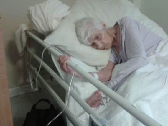 Beatrice Hunter, a resident at Pentland Hill Care Home, was admitted to hospital suffering from dehydration. Picture: Ian Georgeson