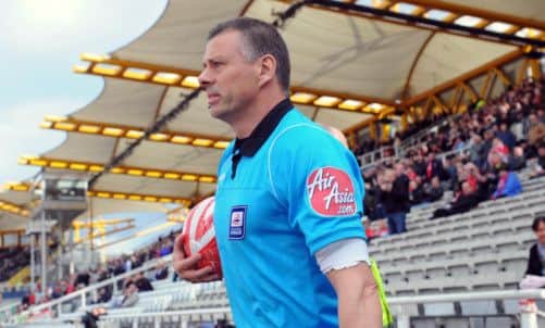 Mark Halsey: Cosy with Sir Alex. Picture: PA