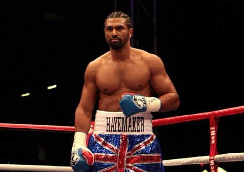 David Haye: Heavyweight clash. Picture: PA