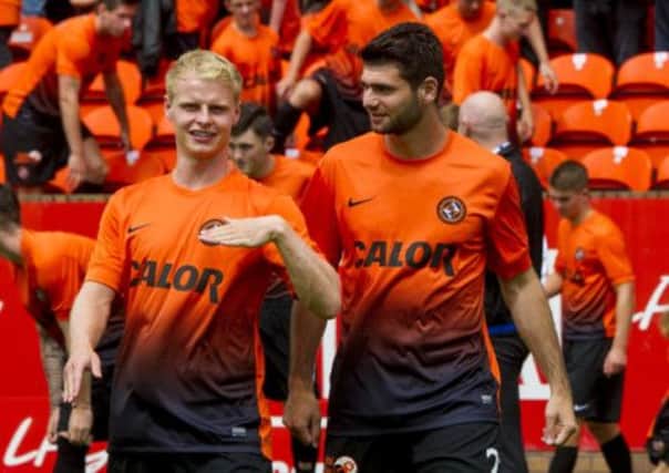 Gary Mackay-Steven (left) and Nadir Ciftci. Picture: SNS
