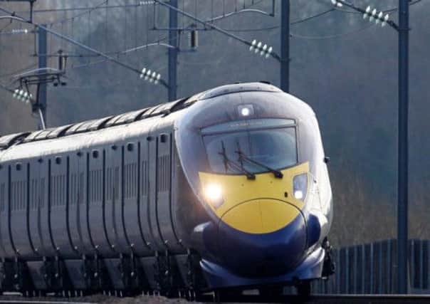 A High Speed Rail llink between Glasgow, Edinburgh, and London could boost the central belt. Picture: PA