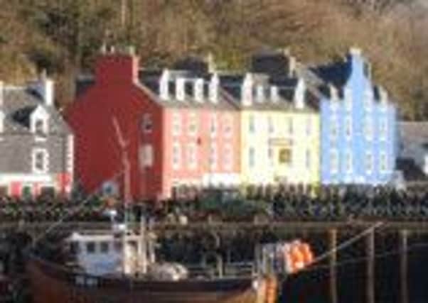 The coloured houses of Tobermory on the island of Mull. Picture: Phil Wilkinson