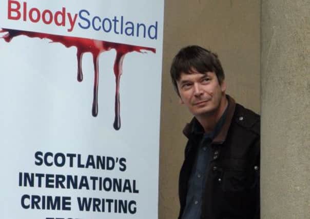 Ian Rankin pictured at the launch of the Bloody Scotland Crime Writing Festival. Picture: submitted