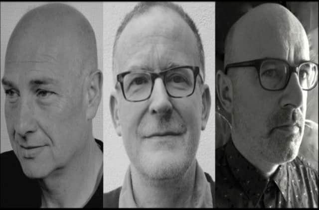 Dan Goodwin, Patrick Fitzgerald and Julian Swales are together  Folly is their first album in nearly 20 years. Picture: Contributed