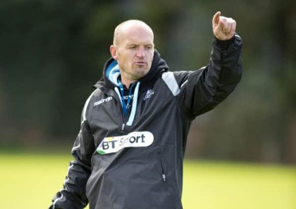 Gregor Townsend: Shocked by the news. Picture: SNS