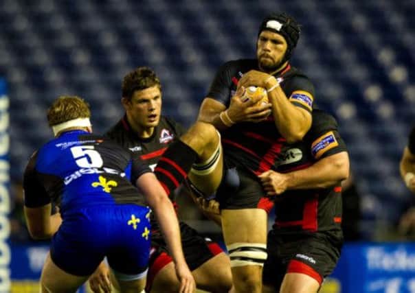 Izak van der Westhuizen believes Edinburgh are benefiting from a stronger sense of structure created by Alan Solomons. Picture: SNS