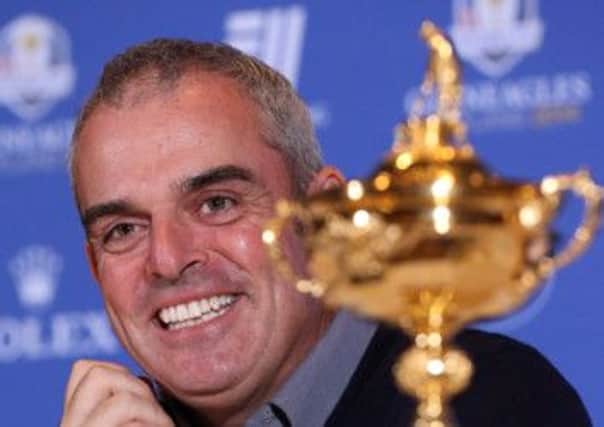 Paul McGinley captains the European team in the Ryder Cup at Gleneagles. Picture: Getty