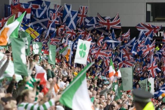 St Andrew's academics have found a link between domestic violence and Celtic and Rangers games. Picture: SNS